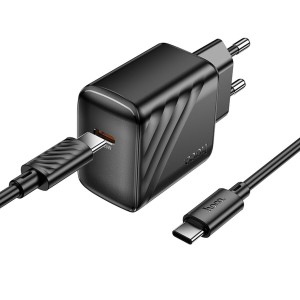 Hoco CS24A 25W Charger with Type-C Cable | Fast and Compact Charging