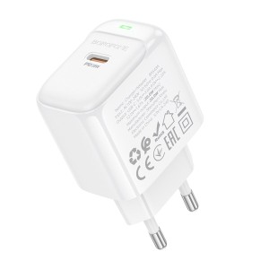 Cargador Borofone BAS43A 20W USB-C | Carga Rápida y Compacta
