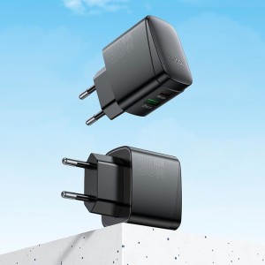Hoco CS61A 30W Fast Charger with Type-C Cable | Dual USB Port