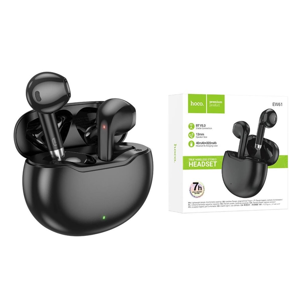 Hoco EW61 Audífonos Bluetooth In-Ear | True Wireless, 7H de Autonomía
