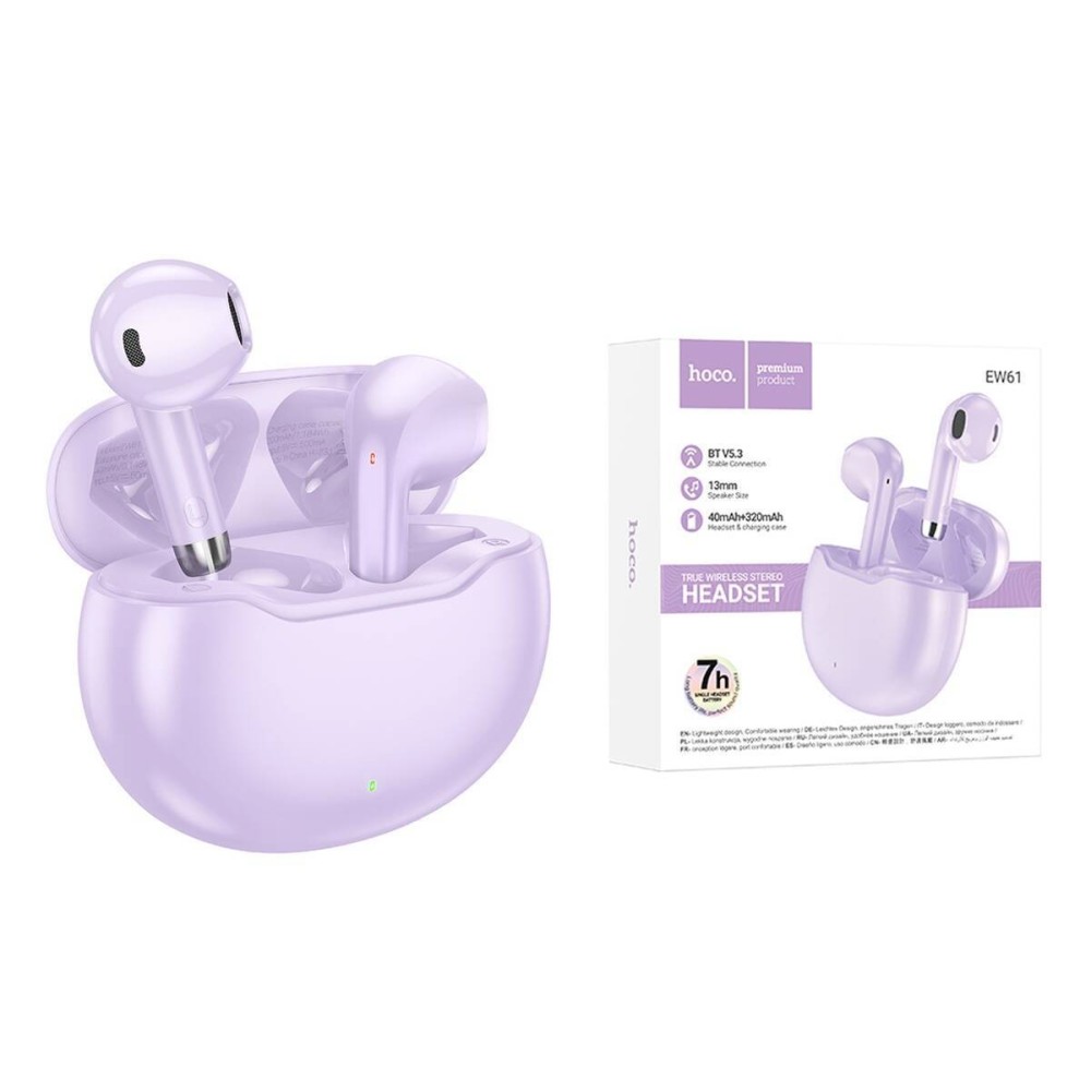 Hoco EW61 Audífonos Bluetooth In-Ear | True Wireless, 7H de Autonomía