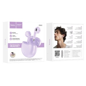 Hoco EW61 Audífonos Bluetooth In-Ear | True Wireless, 7H de Autonomía