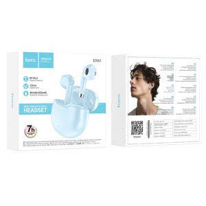 Hoco EW61 Audífonos Bluetooth In-Ear | True Wireless, 7H de Autonomía
