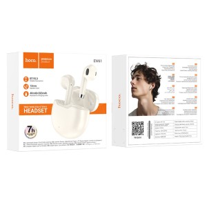 Hoco EW61 Audífonos Bluetooth In-Ear | True Wireless, 7H de Autonomía