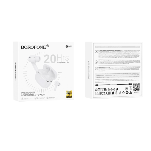 Audífonos Bluetooth Borofone BW71 In-Ear | Sonido Estéreo y Batería de 20H