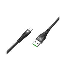 Cable Hoco U53 USB-A a Tipo-C 5A 1,2m – Carga Rápida y Alta Durabilidad