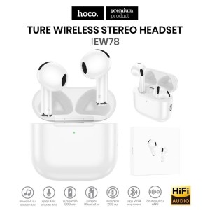 Audífonos Hoco EW78 Bluetooth 5.4 In-Ear | Sonido Hi-Fi y Control Táctil