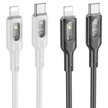 Hoco U120 Type-C to Lightning PD 27W Cable – Fast Charging and Elegant Design