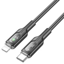 Hoco U120 Type-C to Lightning PD 27W Cable – Fast Charging and Elegant Design
