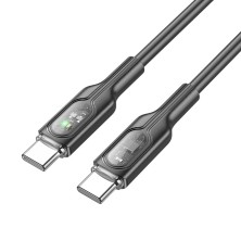 Hoco U120 Type-C to Type-C Cable 60W - Fast Charging and Smart Shutdown