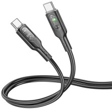 Hoco U120 Type-C to Type-C Cable 60W - Fast Charging and Smart Shutdown
