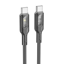 Hoco U120 Type-C to Type-C Cable 60W - Fast Charging and Smart Shutdown