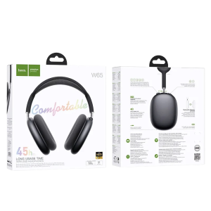 Audífonos Hoco W65 Bluetooth 5.4 HiFi – Hasta 45h de batería | Inalámbricos con Micrófono