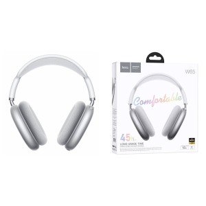 Audífonos Hoco W65 Bluetooth 5.4 HiFi – Hasta 45h de batería | Inalámbricos con Micrófono