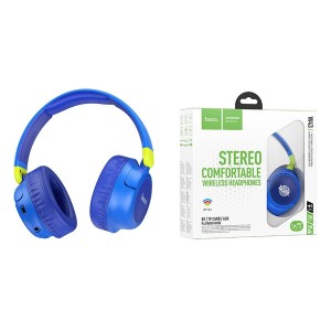 Audífonos Bluetooth Hoco W43 – HiFi, 25h, AUX y TF Card