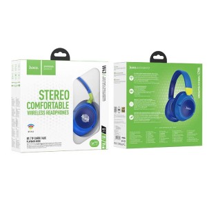 Audífonos Bluetooth Hoco W43 – HiFi, 25h, AUX y TF Card