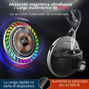 Soporte Auto con Carga Inalámbrica 20W y Aromatizador