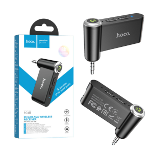 Receptor Bluetooth para Auto Transmisor Auxiliar Hoco E58