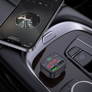 Transmisor FM Bluetooth Hoco E59 con Carga Rápida USB QC 3.0