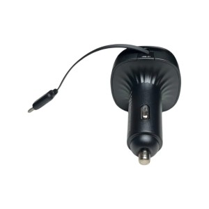 Hoco NZ15 60W Car Charger with Retractable Type-C Cable | PD & QC Fast Charging