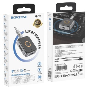Borofone BC55 Bluetooth AUX – Wireless Car Receiver