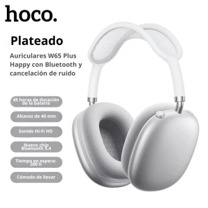 Audífonos Hoco W65 Plus Happy ANC | Bluetooth 5.4, ANC y 45h de Batería – CDCTECNO