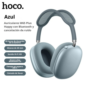 Audífonos Hoco W65 Plus Happy ANC | Bluetooth 5.4, ANC y 45h de Batería – CDCTECNO