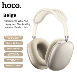 Hoco W65 Plus Happy ANC Headphones | Bluetooth 5.4, ANC and 45h Battery Life – CDCTECNO
