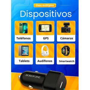 Borofone BZ34A PD 20W USB-C Auto Charger with Type-C Cable