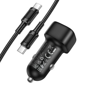 Cargador Auto Borofone BZ34A PD 20W USB-C con Cable Type-C