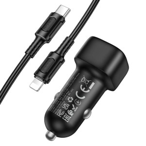 BOROFONE BZ34A PD 20W USB-C Auto Charger + Lightning Cable