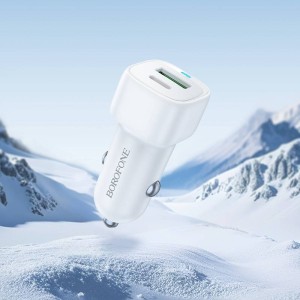 BOROFONE BZ34B Cloud PD 38W USB-C + USB Car Charger