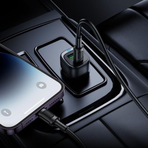 Cargador Auto BOROFONE BZ34B Cloud PD 38W USB-C + USB