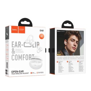 HOCO EA8 Wireless Bluetooth 5.4 Open Ear Headphones with Clip