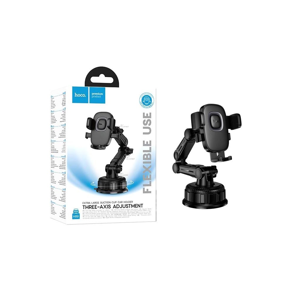 Hoco H89 Car Dashboard Windshield Mount with Suction Cup