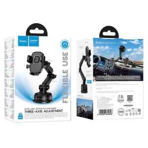Hoco H89 Crown Car Mount with Suction Cup | For 4.5–7” Phones