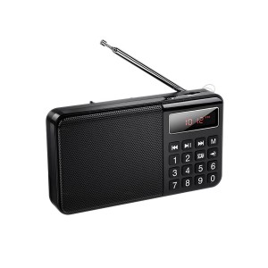 Radio Portátil Multifunción Bluetooth AM/FM Hoco HI50 Negro