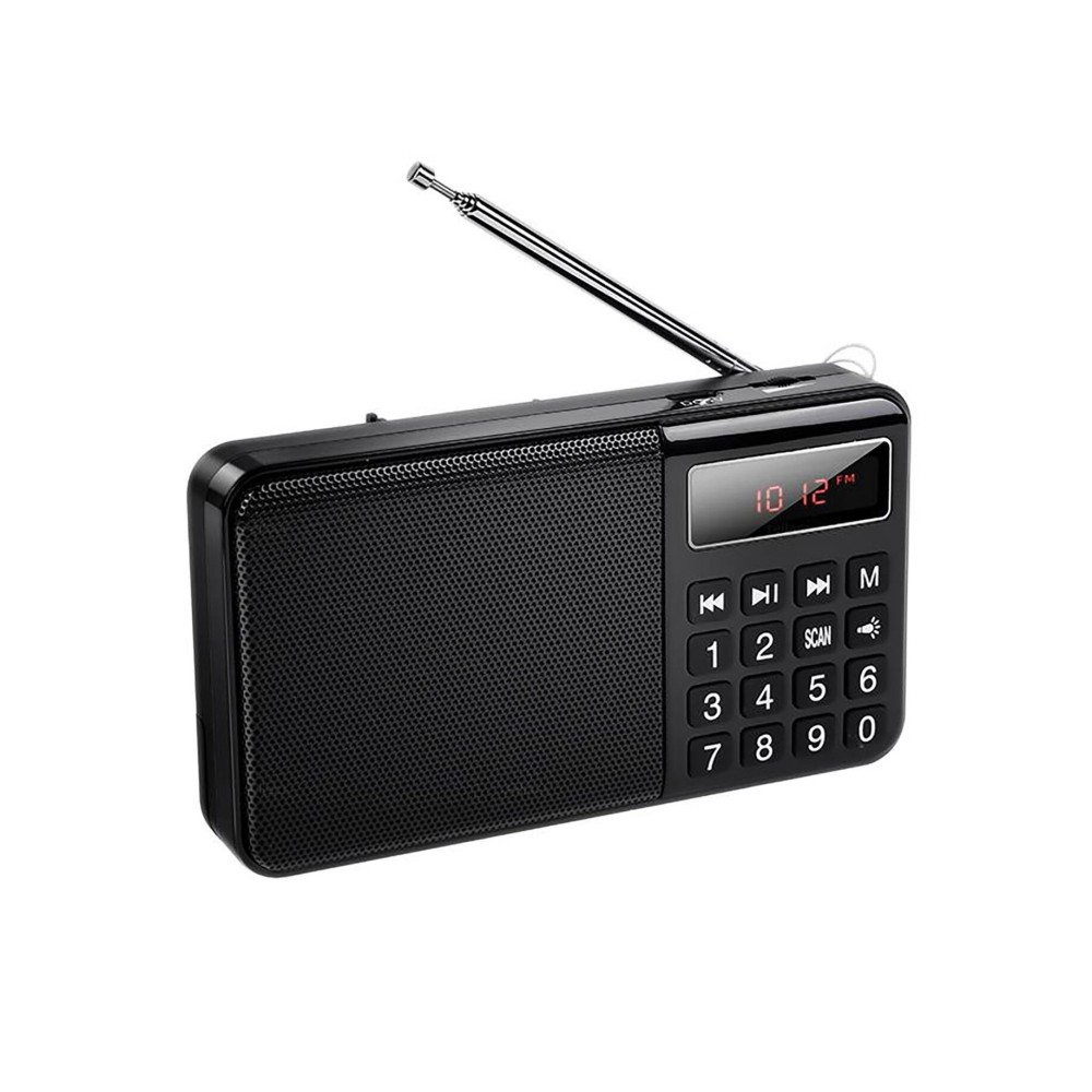 Hoco HI50 Black Multifunction Portable Bluetooth AM/FM Radio