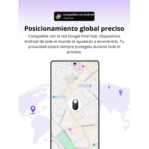 Localizador Bluetooth HOCO E98A Android Google Find My Device