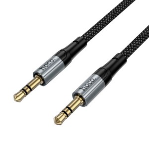 HOCO UPA33 3.5 mm Auxiliary Cable with Spring, 1.5 m | Hi-Fi Audio