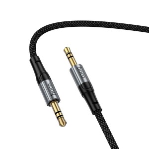 HOCO UPA33 3.5 mm Auxiliary Cable with Spring, 1.5 m | Hi-Fi Audio