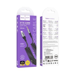 Cable HOCO UPA33A Lightning a 3.5 mm Resorte 1,5 m | Audio Hi-Fi