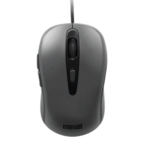 Maxell MOWR-105C USB-C 1600 DPI Optical Mouse | Ergonomic