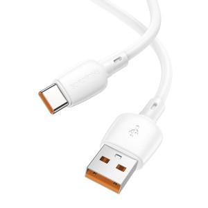 Cable Borofone BX93 100W Tipo-C - Carga Rápida y Segura | 1m Negro